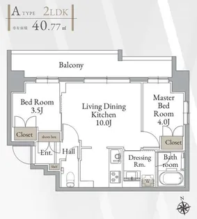 LiveCasa高円寺【5階】の間取り