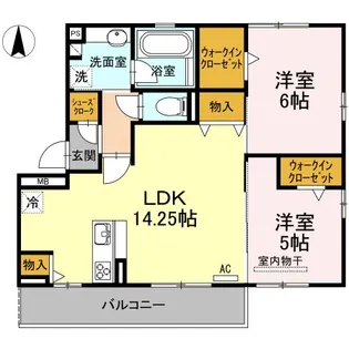 GrandSoleil【3階】の間取り