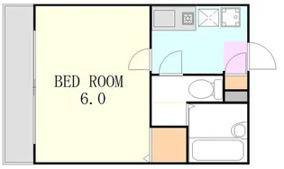 ビーカーサ横浜入江【2階】の間取り