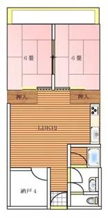 牛田コータース【5階】の間取り
