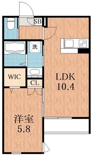 大阪府大阪市東住吉区公園南矢田4【アパート】の間取り