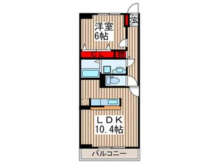 クレメント【1階】の間取り
