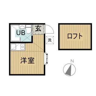デ・ソレイユB棟【2階】の間取り