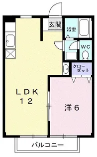 アミニティグリーンII【1階】の間取り