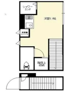 ブリリアント高円寺II【2階】の間取り