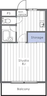 ハピネスヒル【2階】の間取り