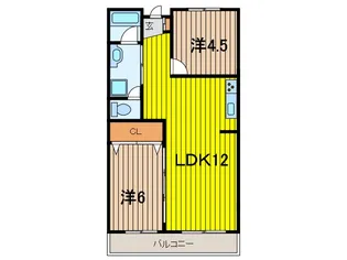 ヤマダマンション【3階】の間取り