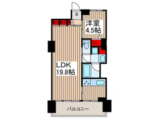 東雲キャナルコ-トCODAN17号棟【5階】の間取り