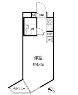 エスポワール中目黒【1階】の間取り