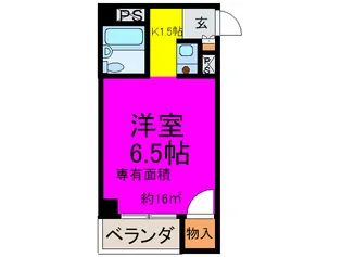 リベラル宮之阪【2階】の間取り