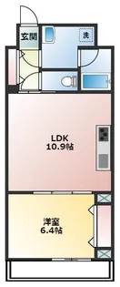 スカイヒルズ【3階】の間取り