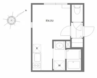 メゾンドシエル【3階】の間取り