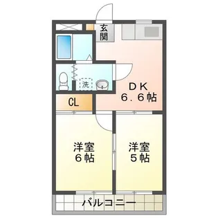 コーポアジヤ【3階】の間取り