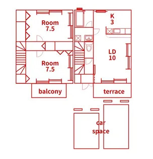 神奈川県横浜市都筑区茅ケ崎東1【一戸建】の間取り
