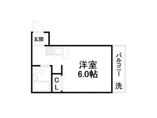 サンハイツ浅野【1階】の間取り