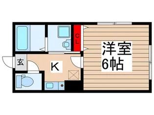 ベレガンスおおたかの森II【2階】の間取り