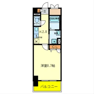 メルベーユ西淀【7階】の間取り