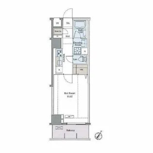 ラグゼナ平和台【2階】の間取り