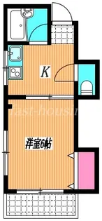 第七末廣コーポ【3階】の間取り