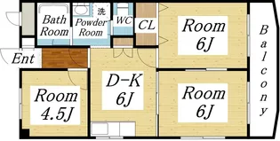 ファースト巽南【1階】の間取り