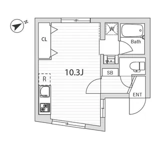GranDuo仲六郷【2階】の間取り