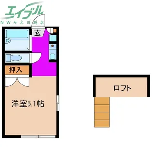 レーベンハイムII【1階】の間取り