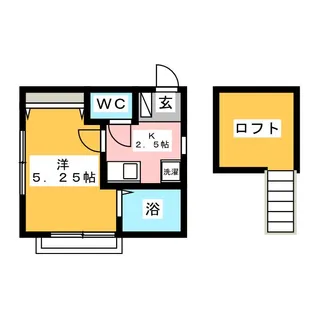 プランドール上星川【1階】の間取り