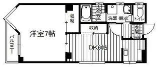 坪田ビルII【2階】の間取り
