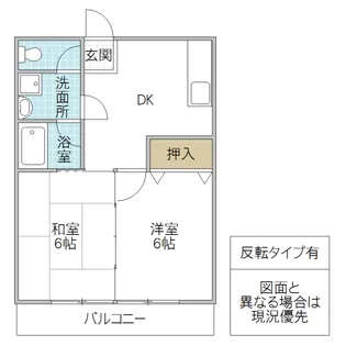 エメラルド水戸壱番館【2階】の間取り