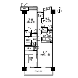 メイツ新横浜【9階】の間取り