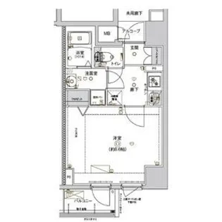 ディーシーガーデン京都西【5階】の間取り