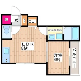 F asecia Medeia【3階】の間取り