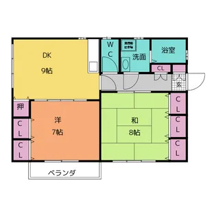 キャトルセゾン令和【2階】の間取り