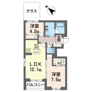 サンベレオ大倉山III【1階】の間取り