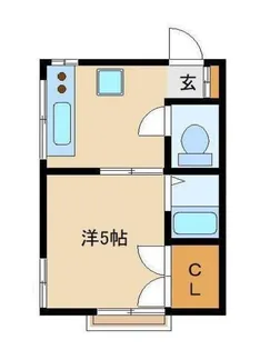 アメニティ中野坂上【2階】の間取り