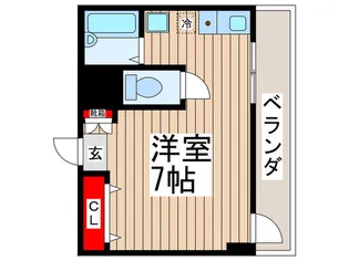 ベラルーサ11番館【1階】の間取り