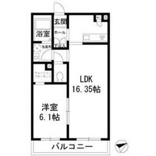 ベルジュ多摩【3階】の間取り