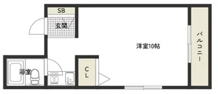 ダイアパレス新神戸【3階】の間取り