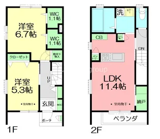 Fメゾン ANNEXの間取り