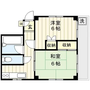 トクナガビル【3階】の間取り