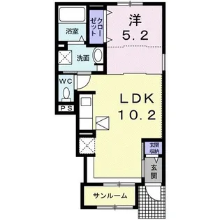 すばる【1階】の間取り