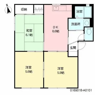 ウイロウ・F【1階】の間取り