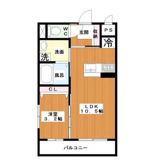 アンジューIX【2階】の間取り