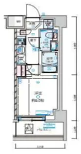 GENOVIA原木中山IIskygarden【3階】の間取り