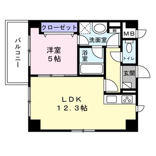 OWLSTYLE KANDACHO【仲手ゼロ】【4階】の間取り