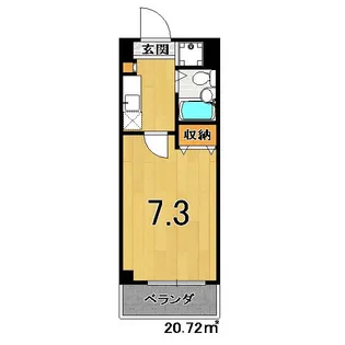 川上ビルII【5階】の間取り