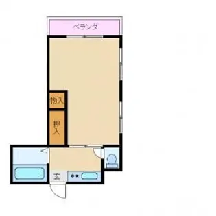 優宏荘【2階】の間取り