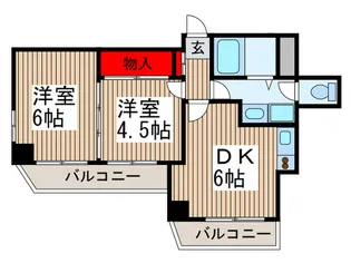 ベルエポック2【5階】の間取り