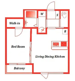 Blue Shallows【3階】の間取り