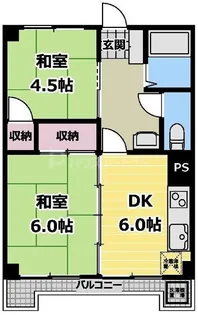 コーポ梅沢【3階】の間取り